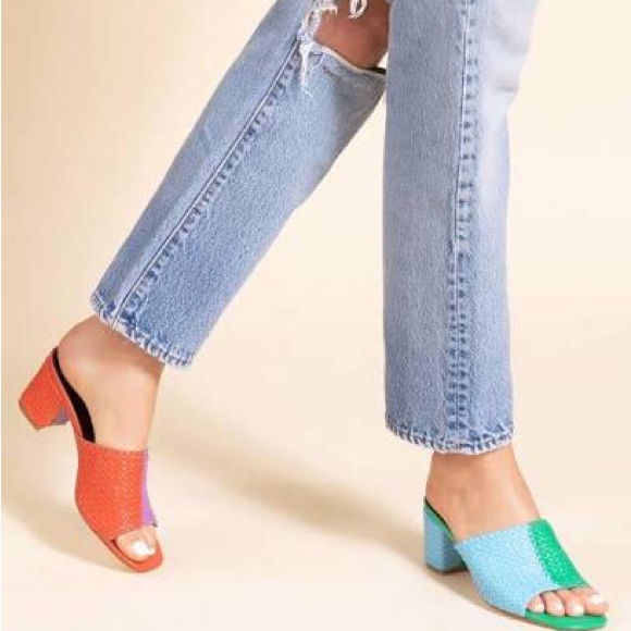 Charlotte Stone Multi-Color Lenu Heel in Size 10 - Worn handful of times! - Picture 3 of 13